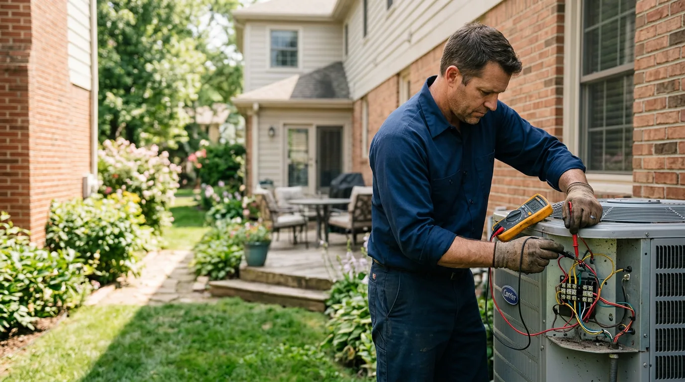 HVAC technician working near Fort Lee, NJ